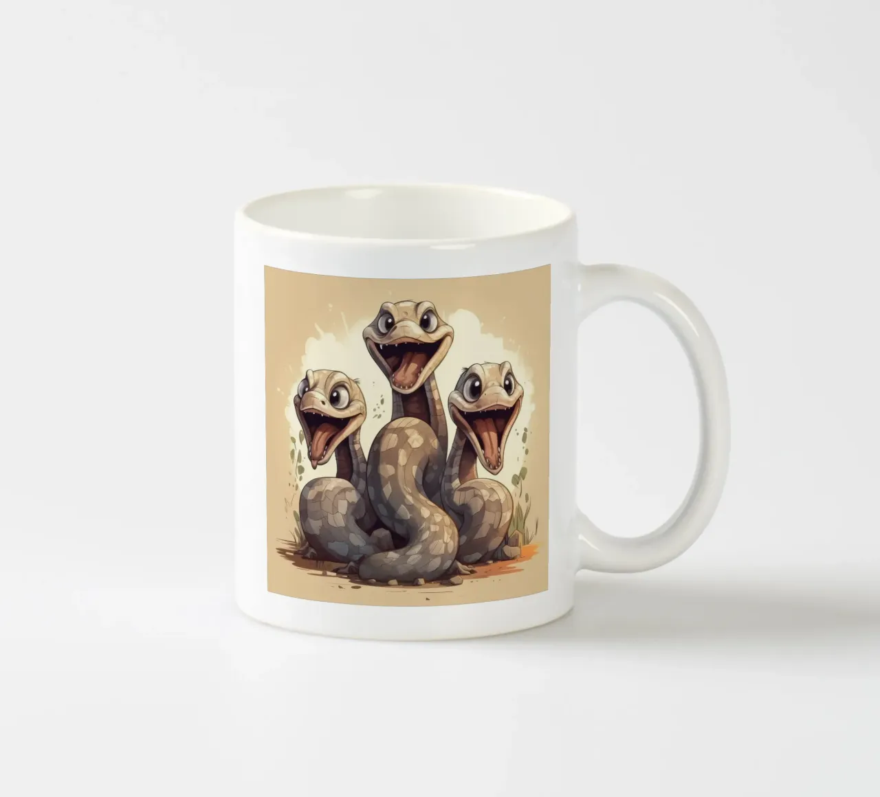 Gang di Boa Constrictor retrò tazza in ceramica da Funny Animals