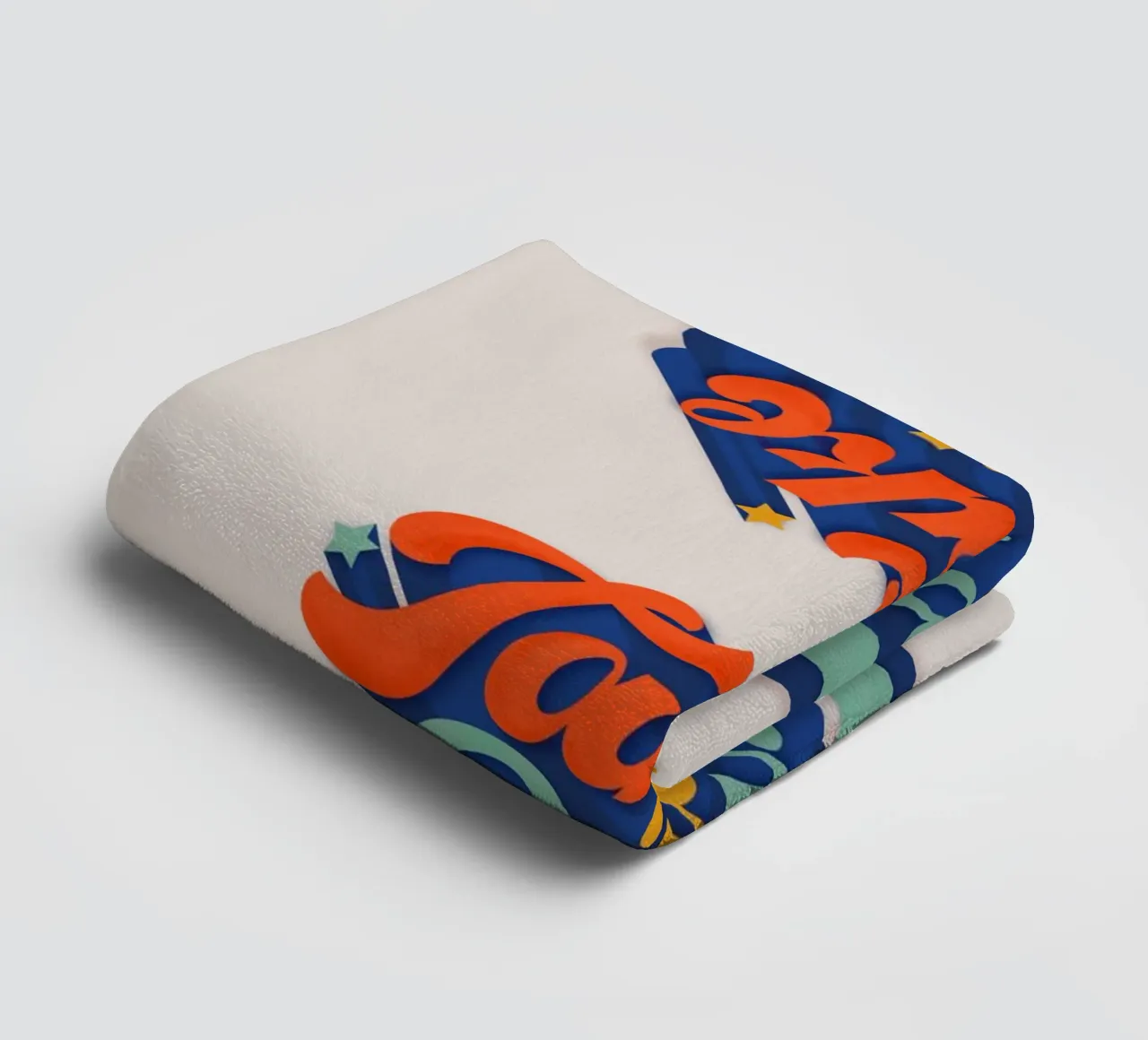 Take It Easy – Retro Typography Print asciugamano da bagno da showmemars