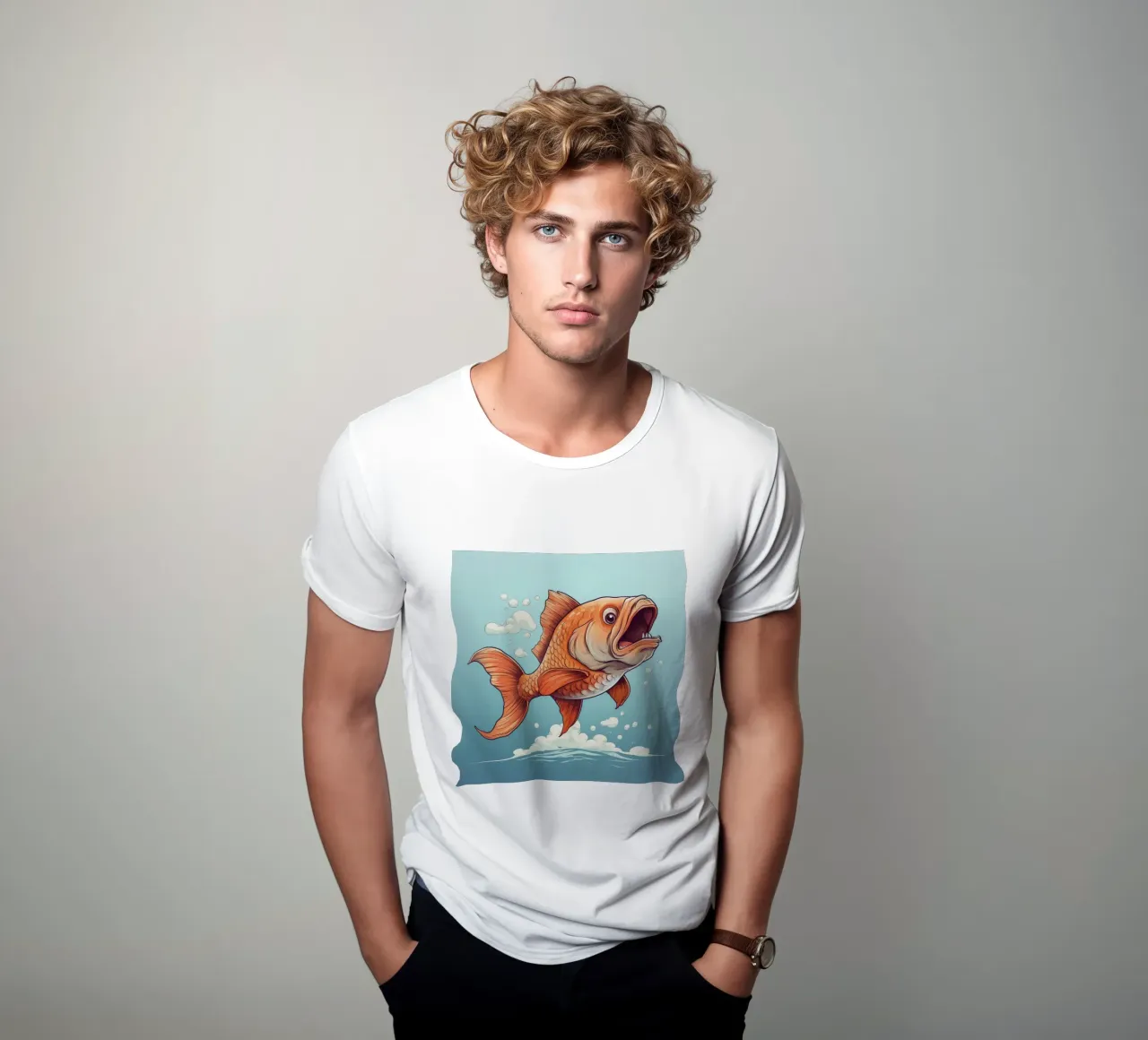 Carpa retrò t-shirt da Funny Animals