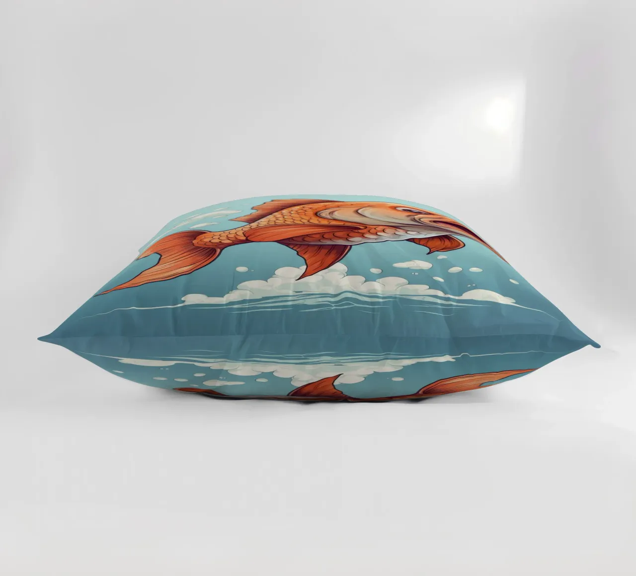 Carpa retrò cuscino da Funny Animals