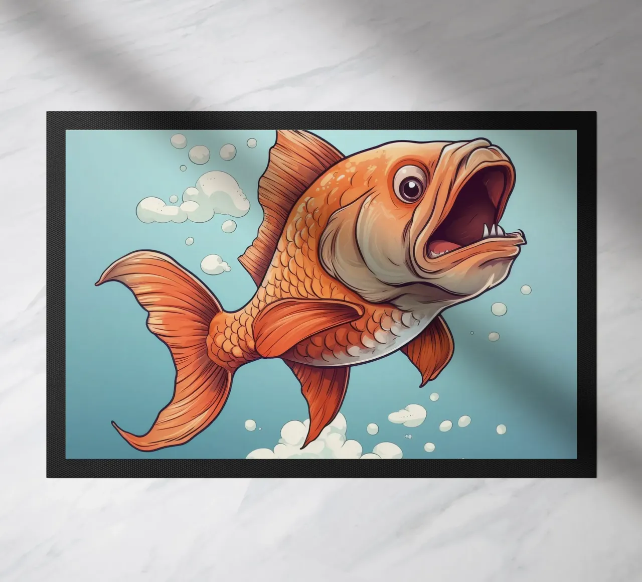 Carpa retrò zerbino da Funny Animals