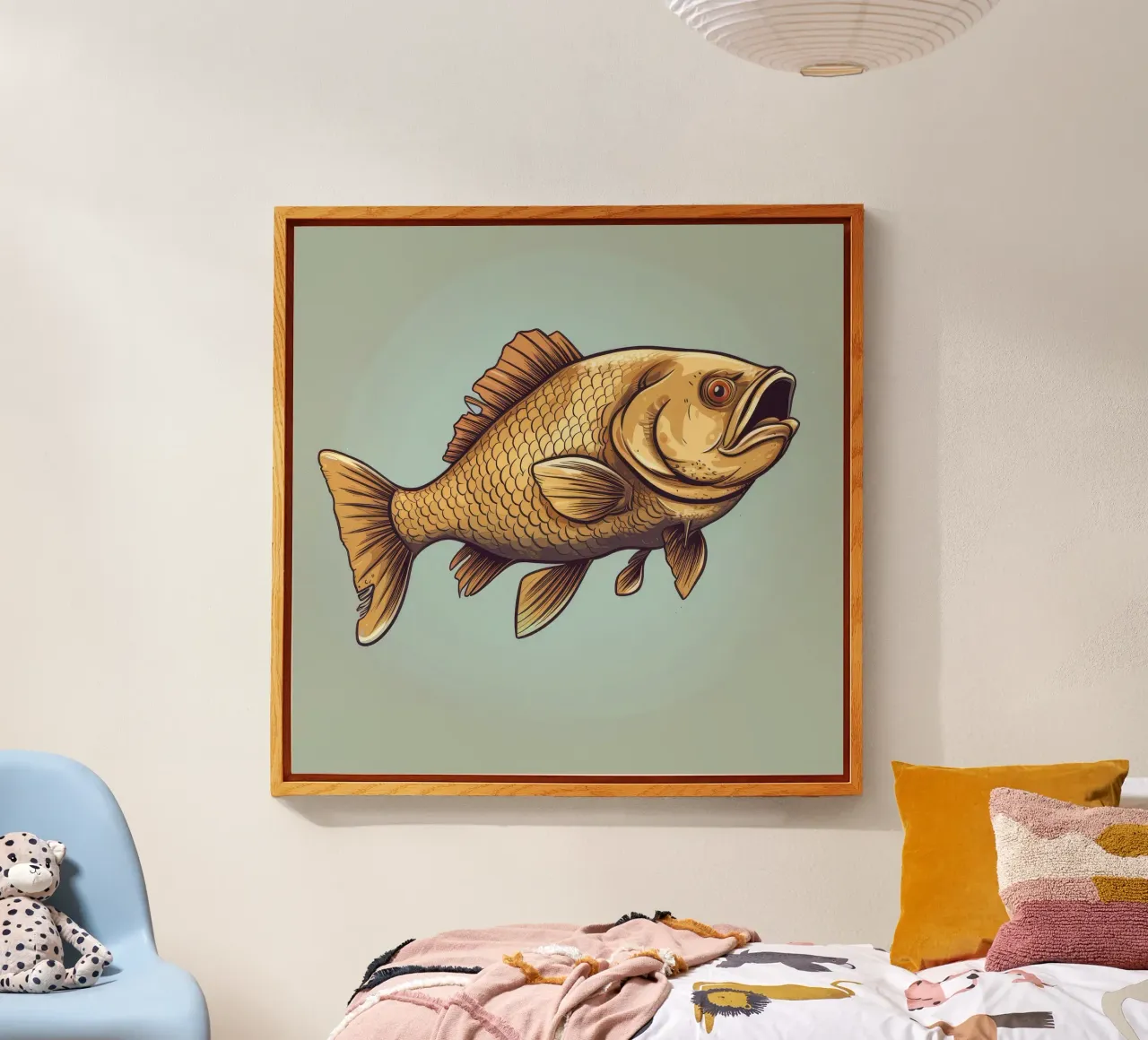 Carpa retrò plexiglass da Funny Animals
