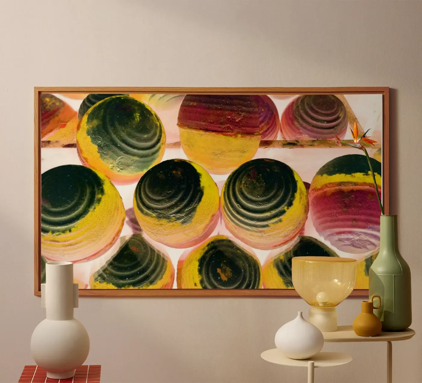 Colored balls forex plate by Massimo Frascogna