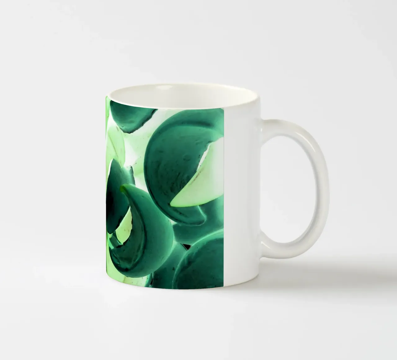 Sfumature di verde tazza in ceramica da Massimo Frascogna