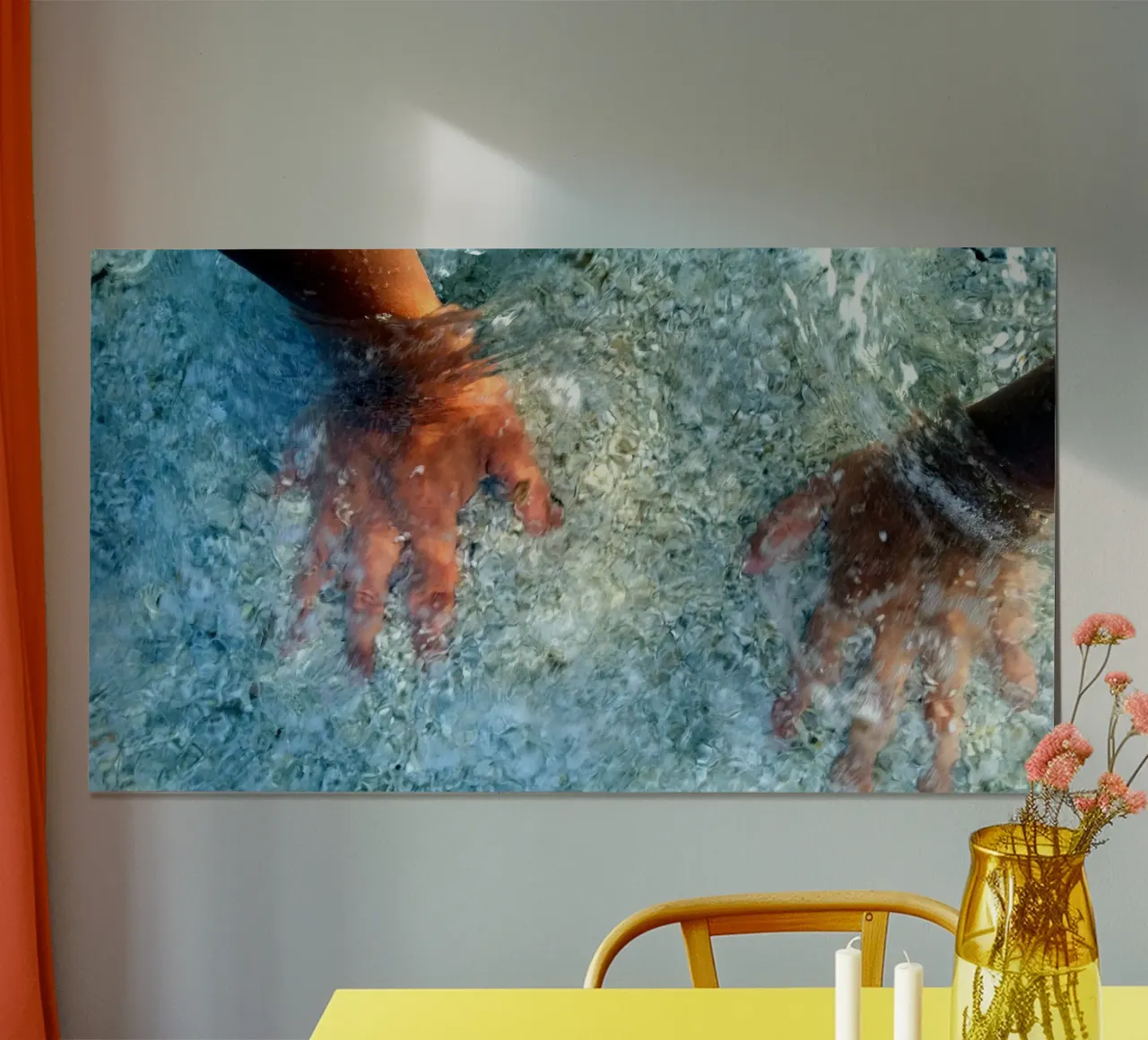In de zee poster van Massimo Frascogna