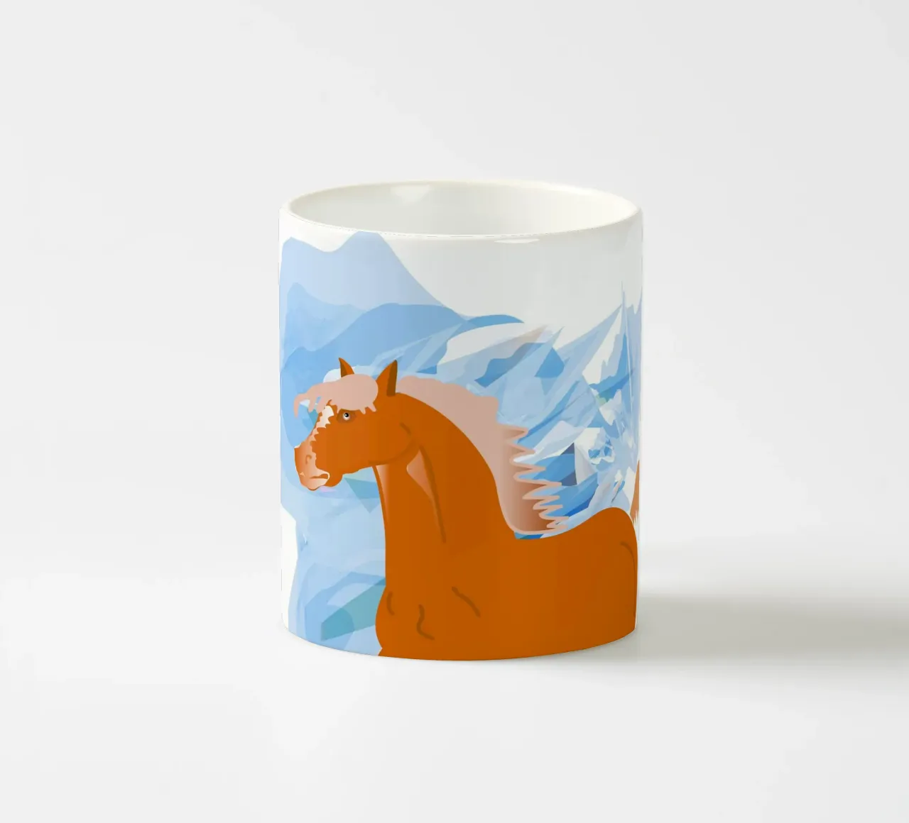 Palomino tazza in ceramica da Massimo Frascogna
