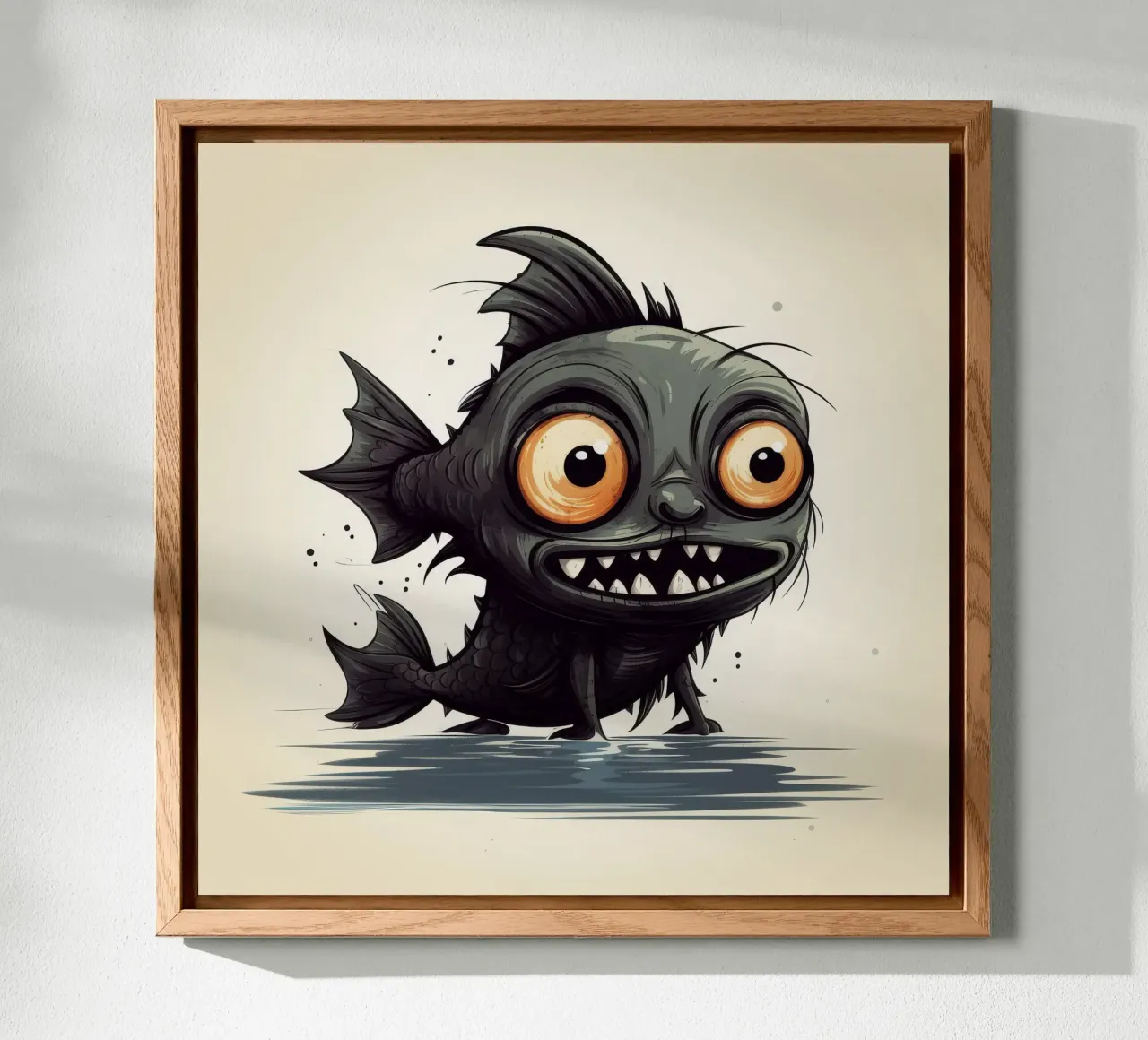 Retro Catfish forex plate by Funny Animals