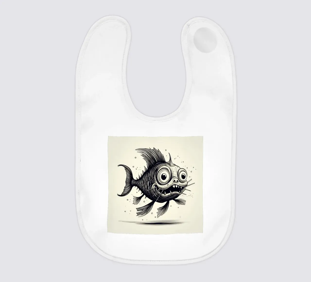 Retro-Wels Babylätzchen von Funny Animals