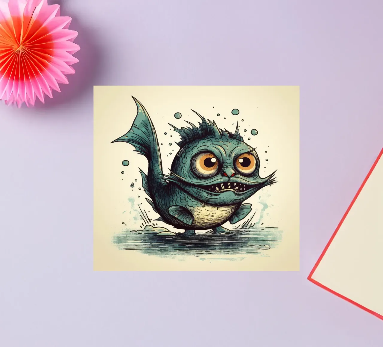 Retro Catfish sticker by Funny Animals
