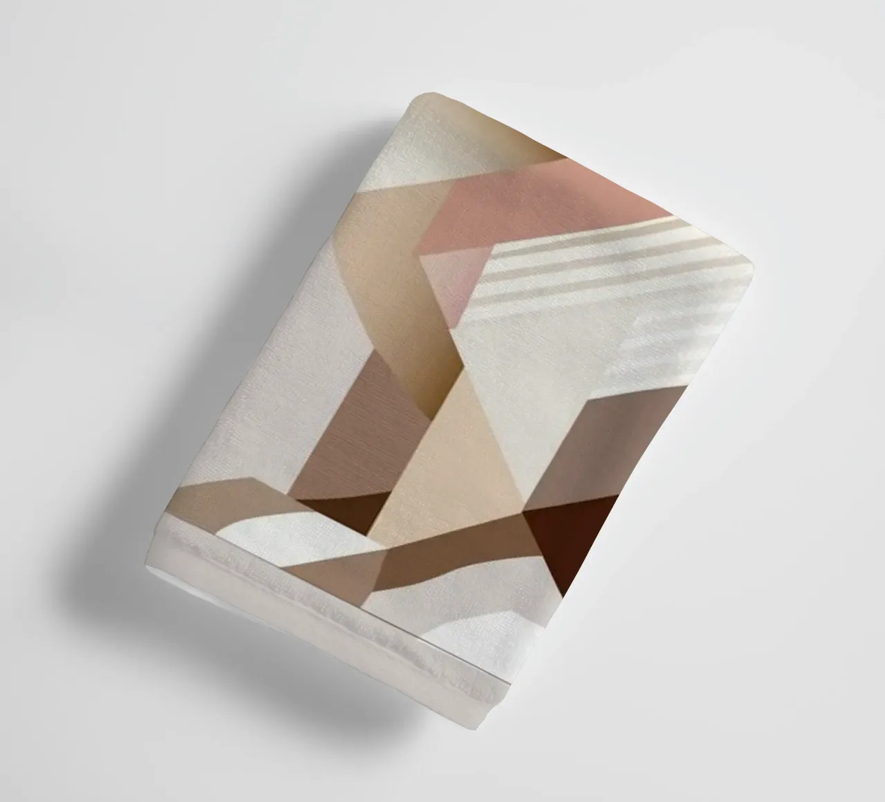 Two rabbits in geometric representation towel by namosh