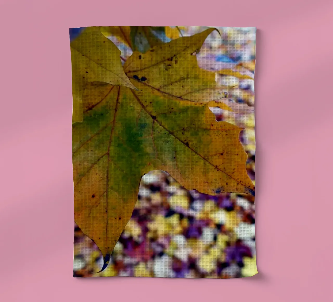 Foglie d'autunno canovaccio da cucina da Massimo Frascogna