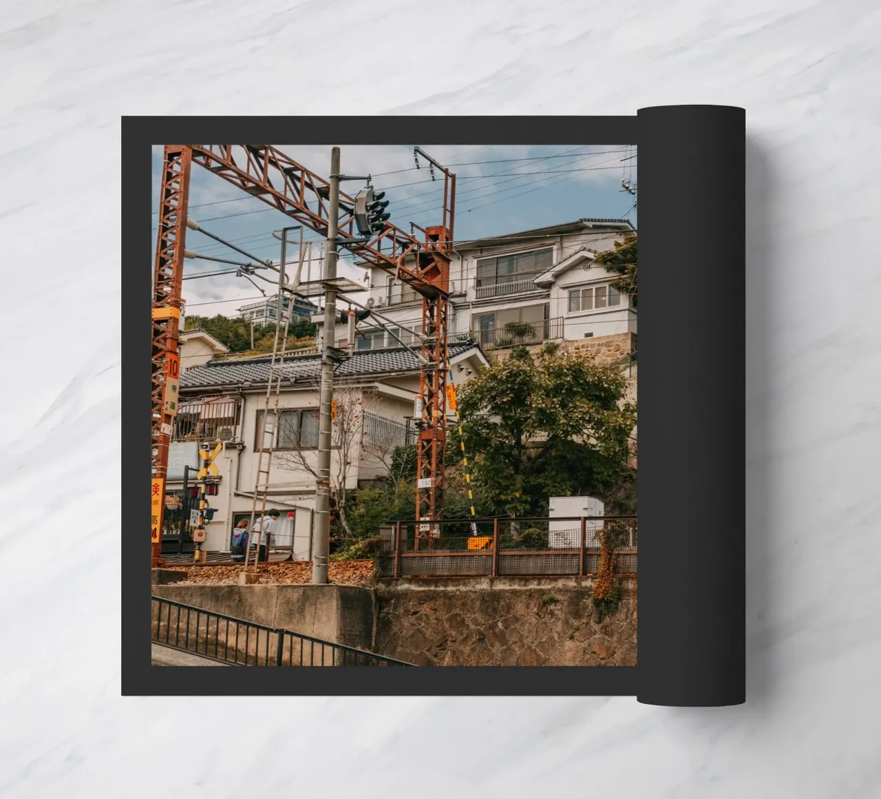 Le scale di Onomichi in Giappone zerbino da Marcel Bisig