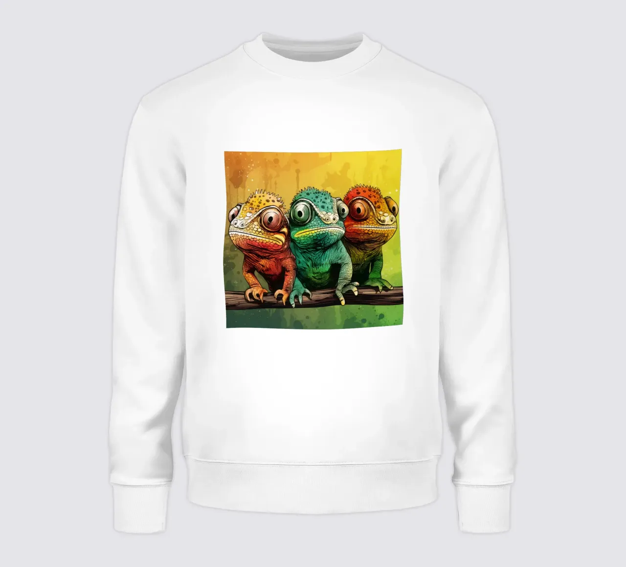 La banda dei camaleonti retrò felpa da Funny Animals
