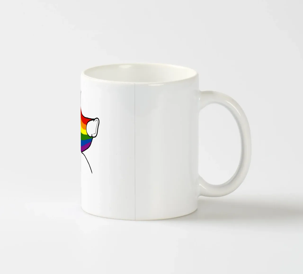 Bacio di Raimbow tazza in ceramica da Massimo Frascogna