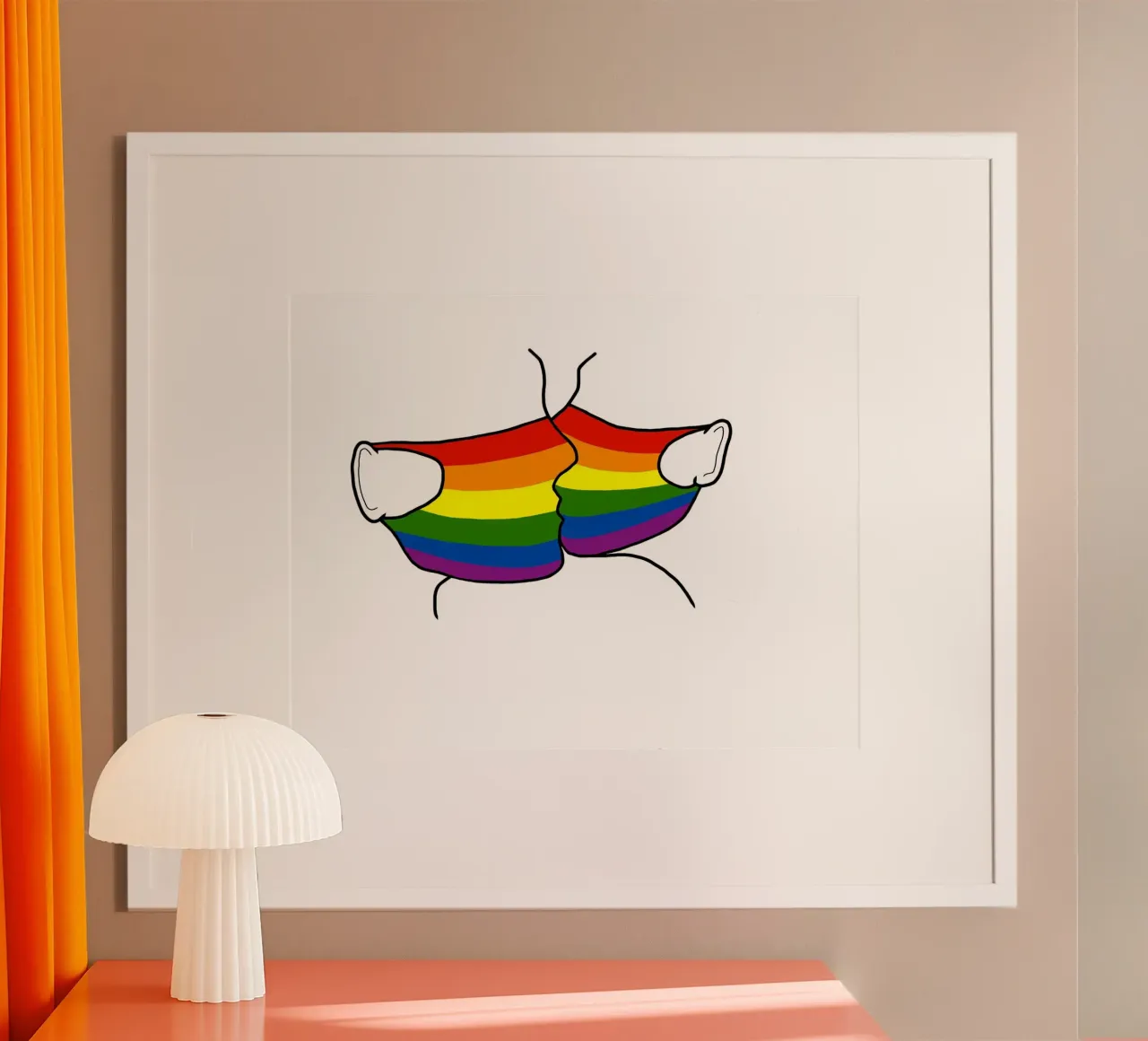 Bacio di Raimbow poster da Massimo Frascogna