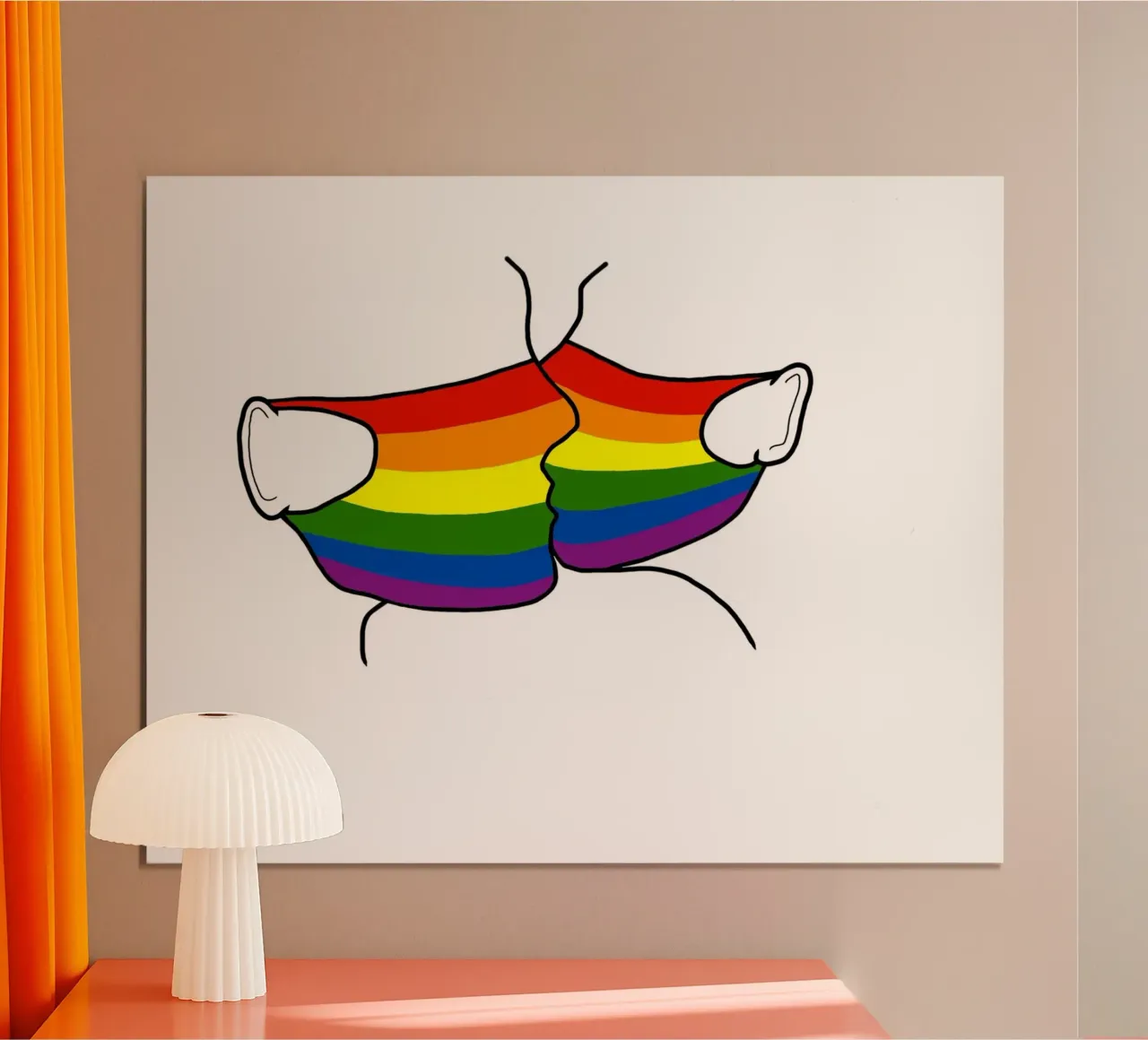 Bacio di Raimbow poster da Massimo Frascogna