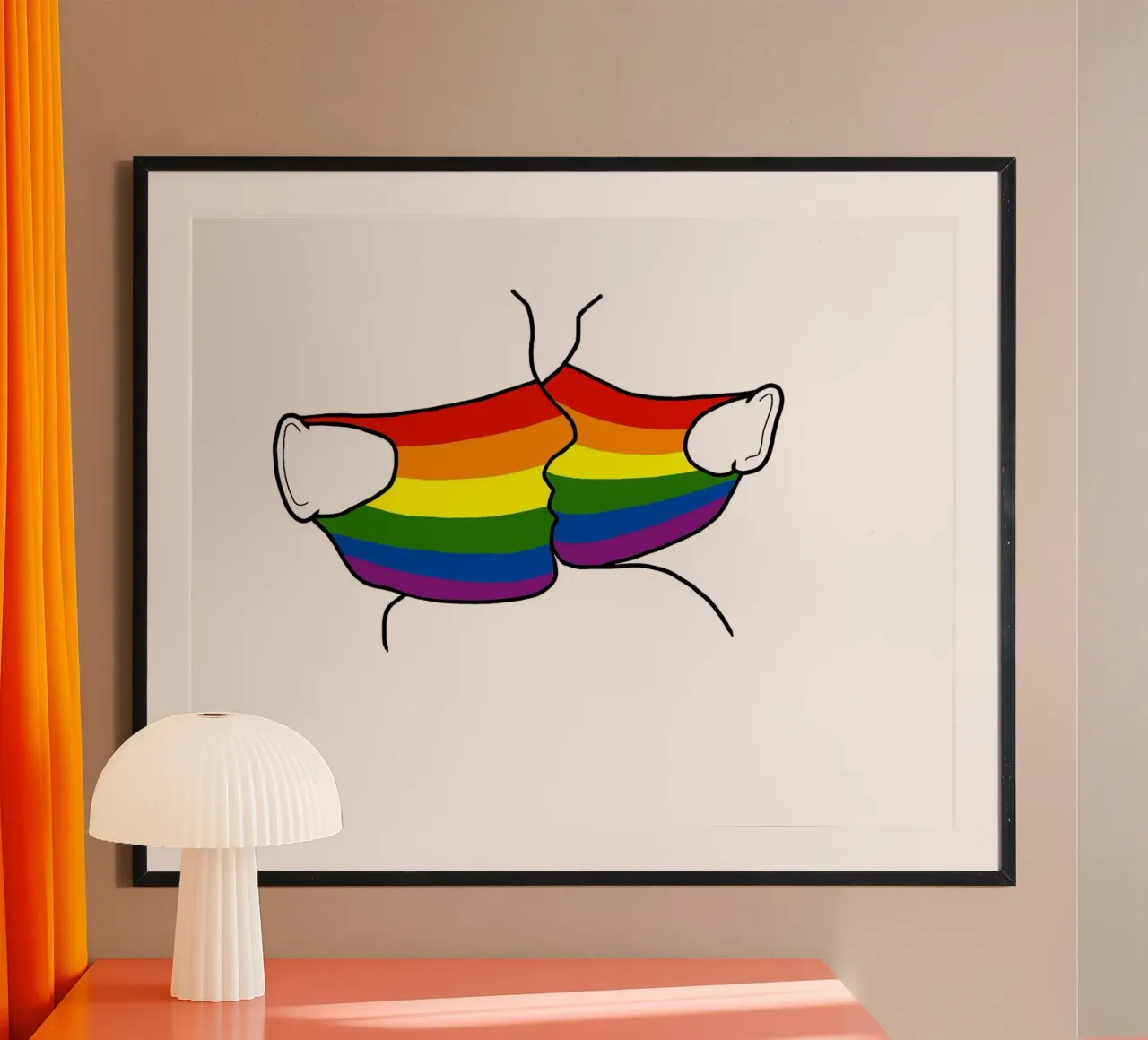 Bacio di Raimbow poster da Massimo Frascogna