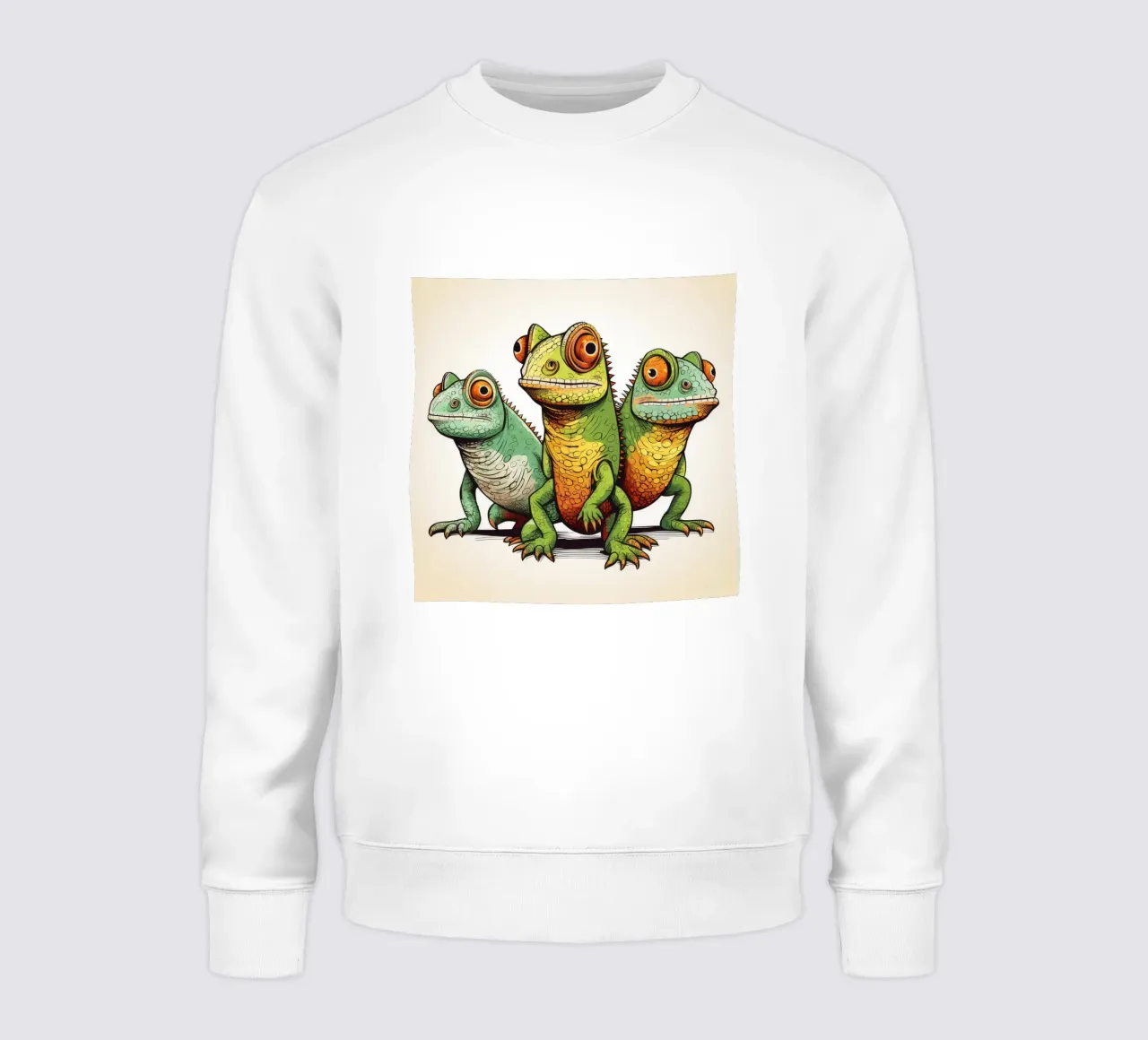 La banda dei camaleonti retrò felpa da Funny Animals