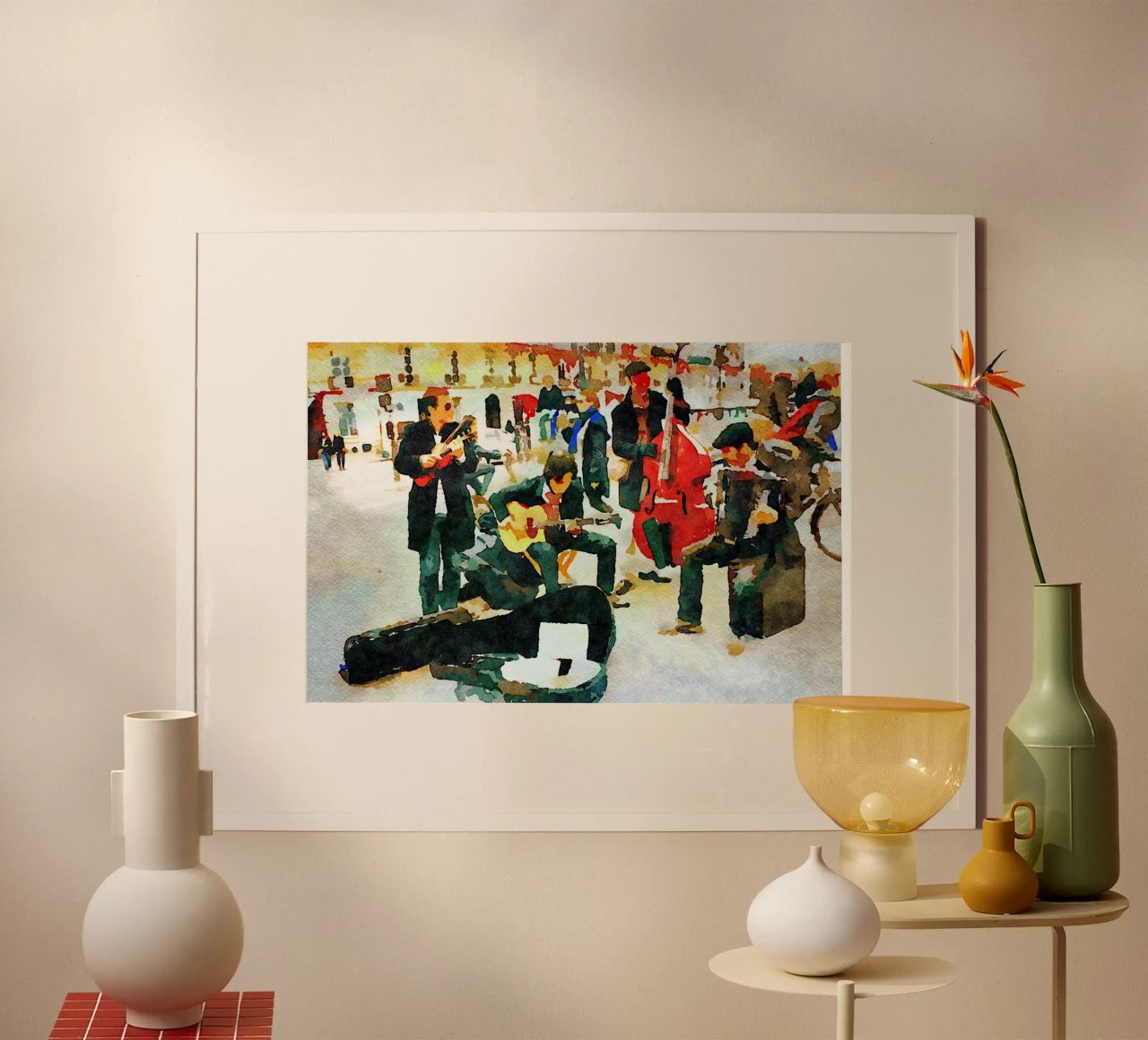 Musicisti in acquerello poster da Massimo Frascogna