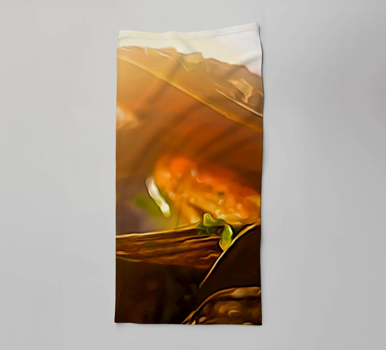 Steaming mussels towel by Massimo Frascogna