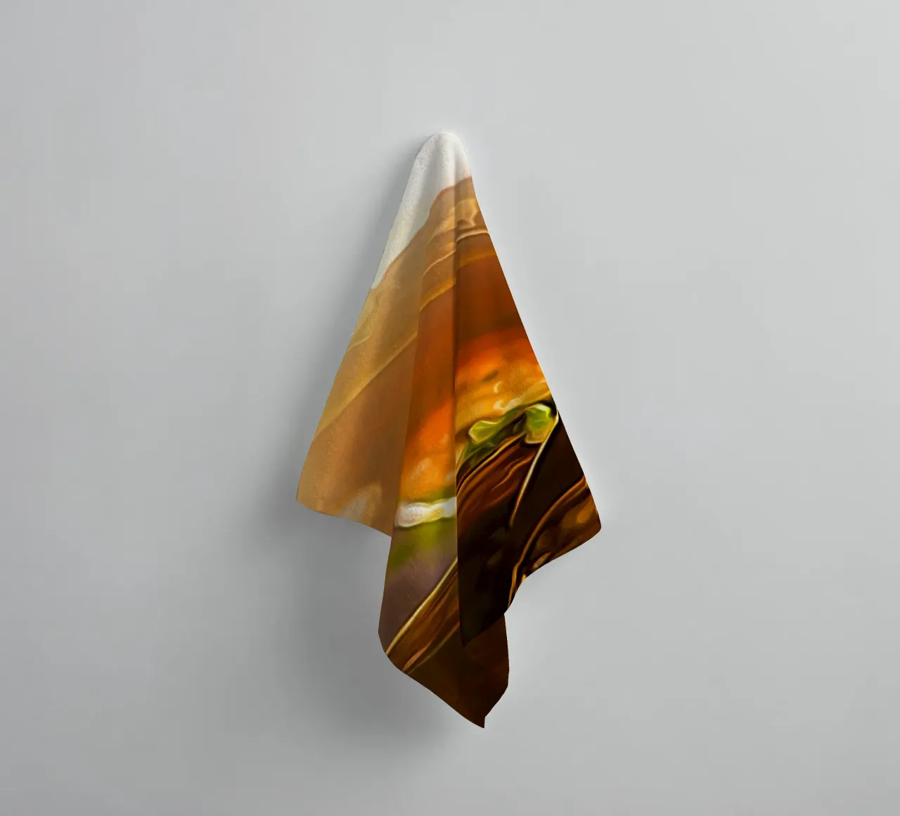 Steaming mussels towel by Massimo Frascogna