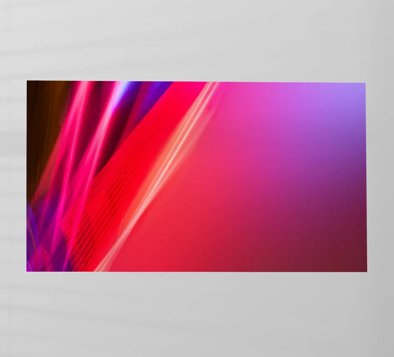 Abstract Lights PINK pellicola backlit da Flo Klein