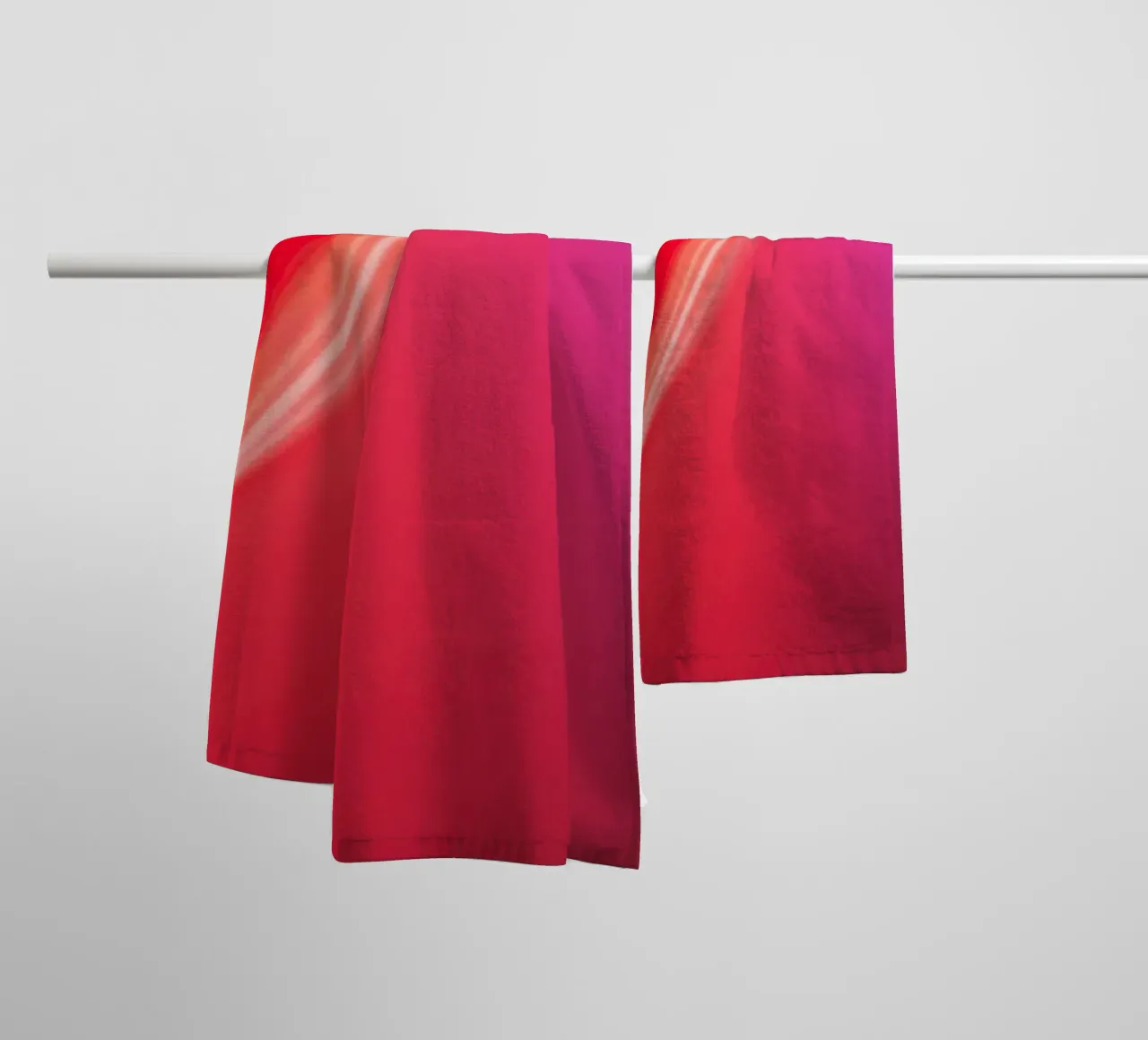 Abstract Lights PINK serviette de bain de Flo Klein