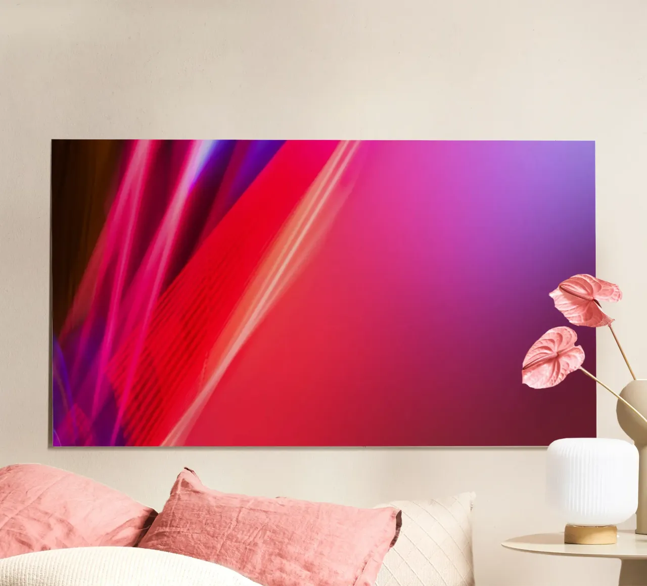 Abstract Lights PINK carta hahnemühle da Flo Klein