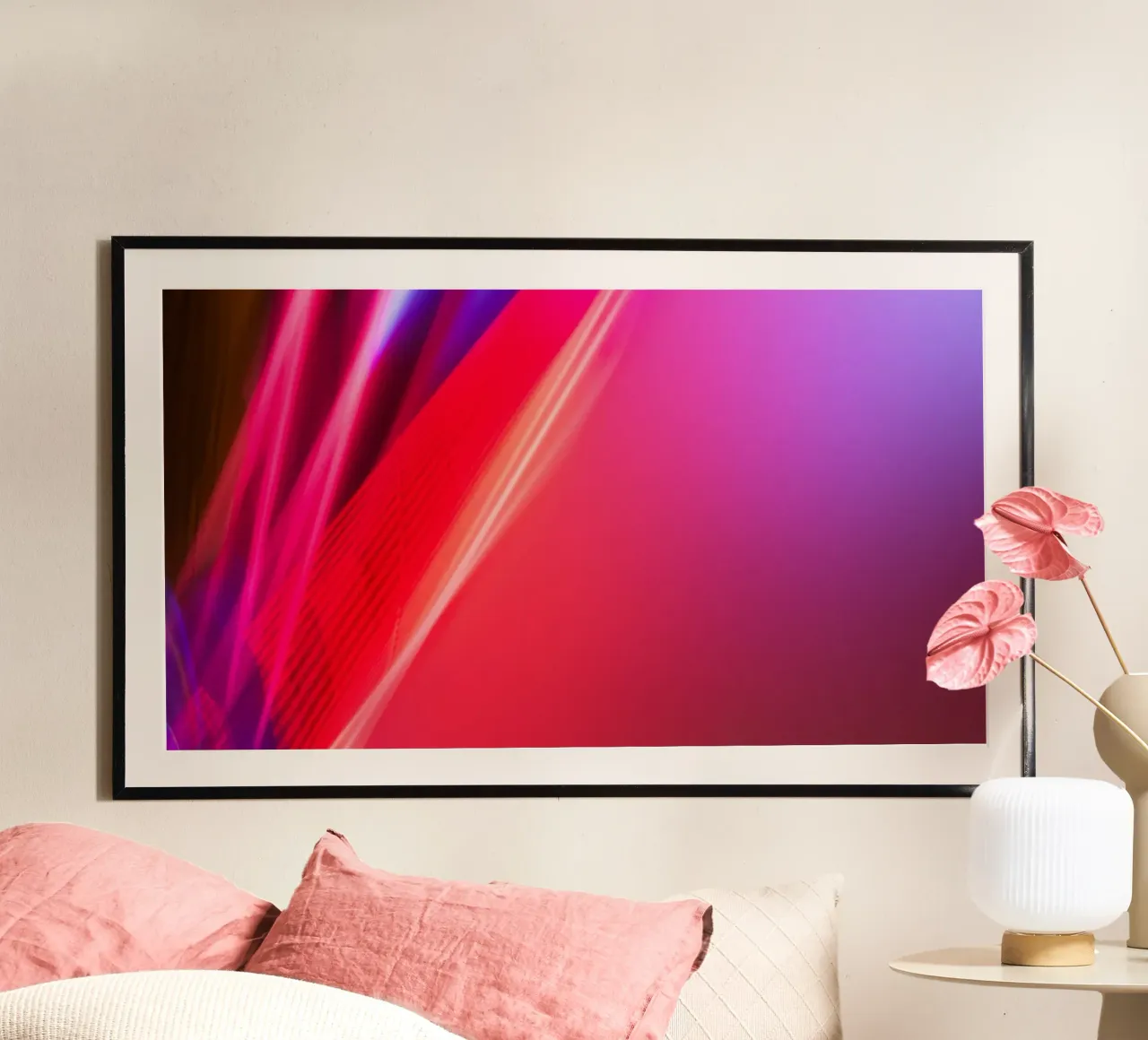 Abstract Lights PINK carta hahnemühle da Flo Klein