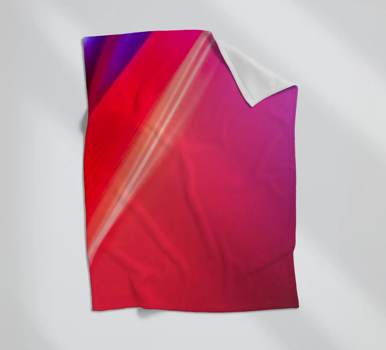 Abstract Lights PINK Fleecedecke von Flo Klein