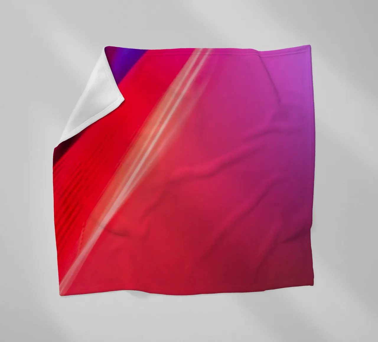 Abstract Lights PINK Fleecedecke von Flo Klein