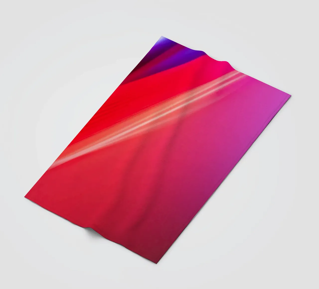 Abstract Lights PINK Fleecedecke von Flo Klein