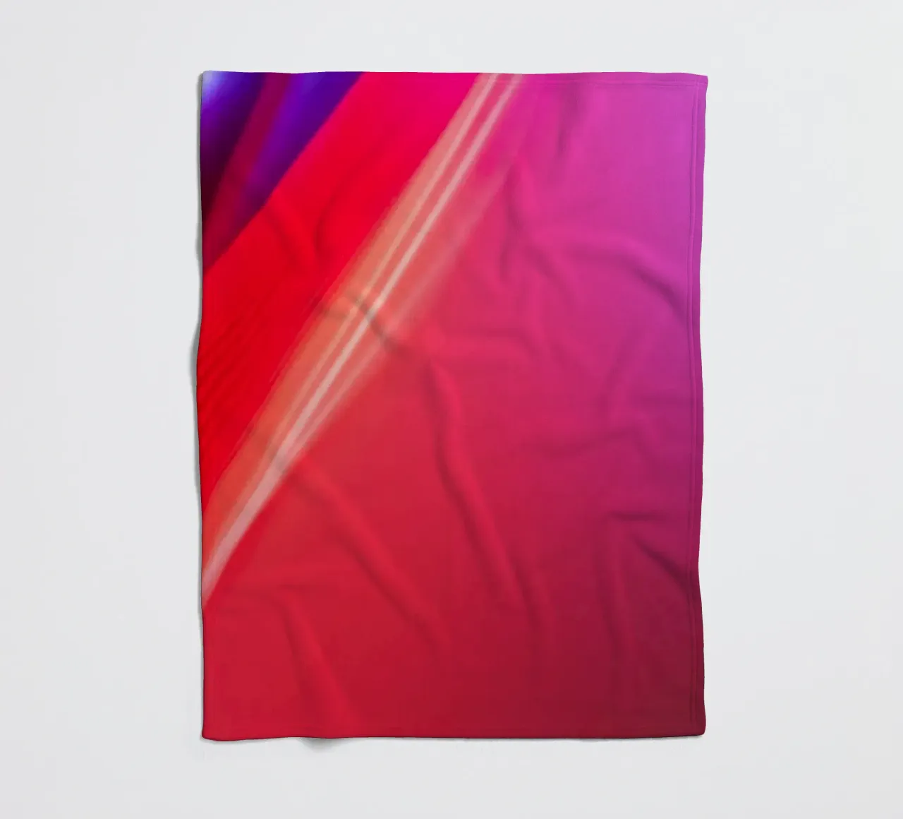 Abstract Lights PINK Fleecedecke von Flo Klein