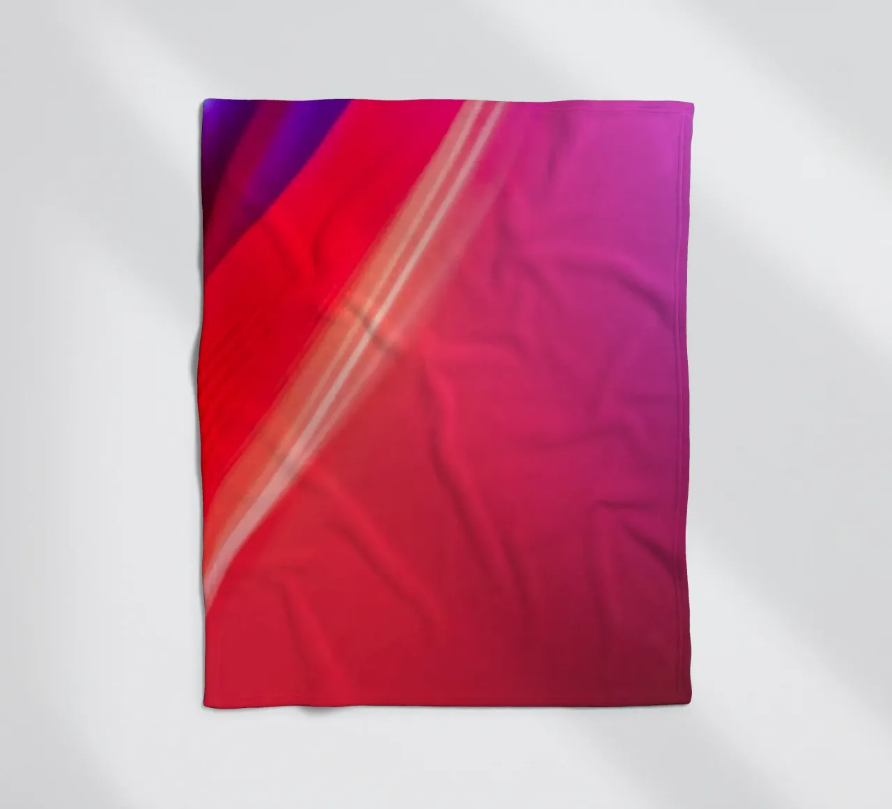 Abstract Lights PINK Fleecedecke von Flo Klein