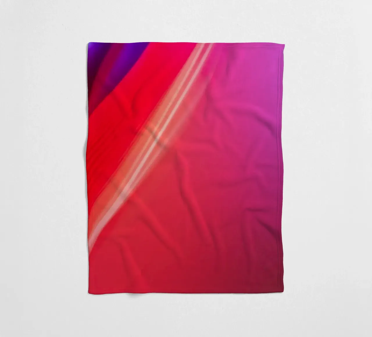 Abstract Lights PINK Fleecedecke von Flo Klein