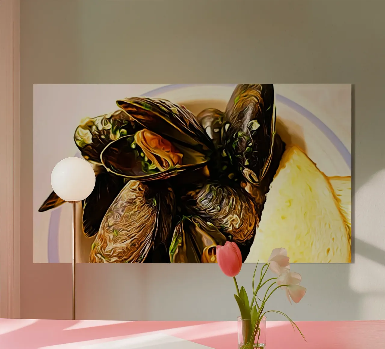 Cozze plexiglass da Massimo Frascogna