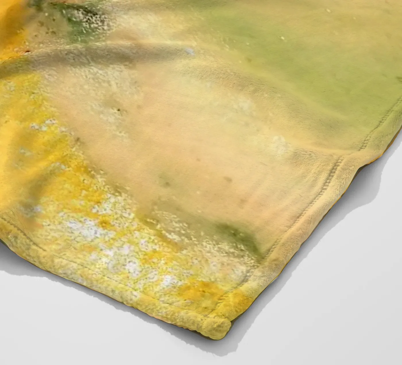 Giallo e verde coperta in pile da Massimo Frascogna