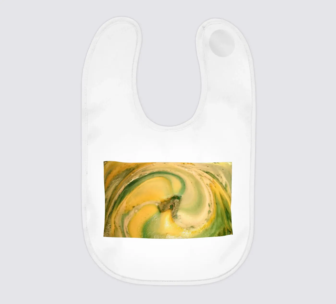 Yellow and green baby slabbetje van Massimo Frascogna