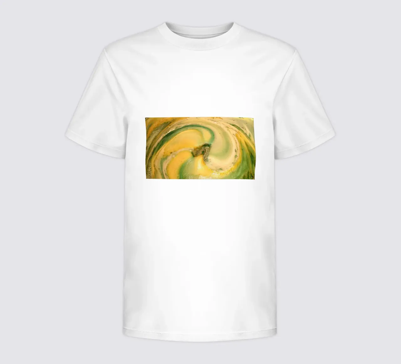 Giallo e verde t-shirt bambini da Massimo Frascogna