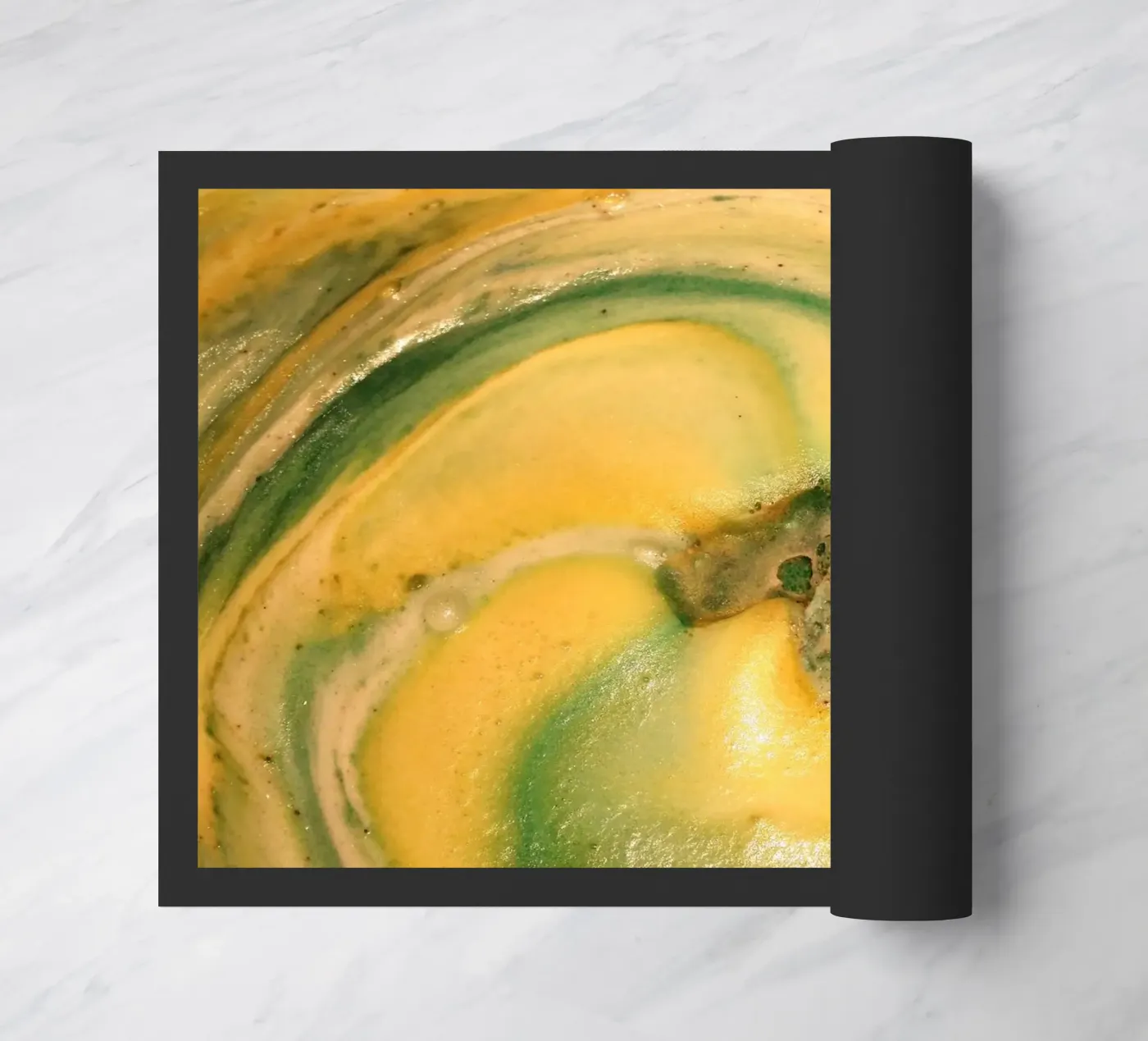 Yellow and green zerbino da Massimo Frascogna