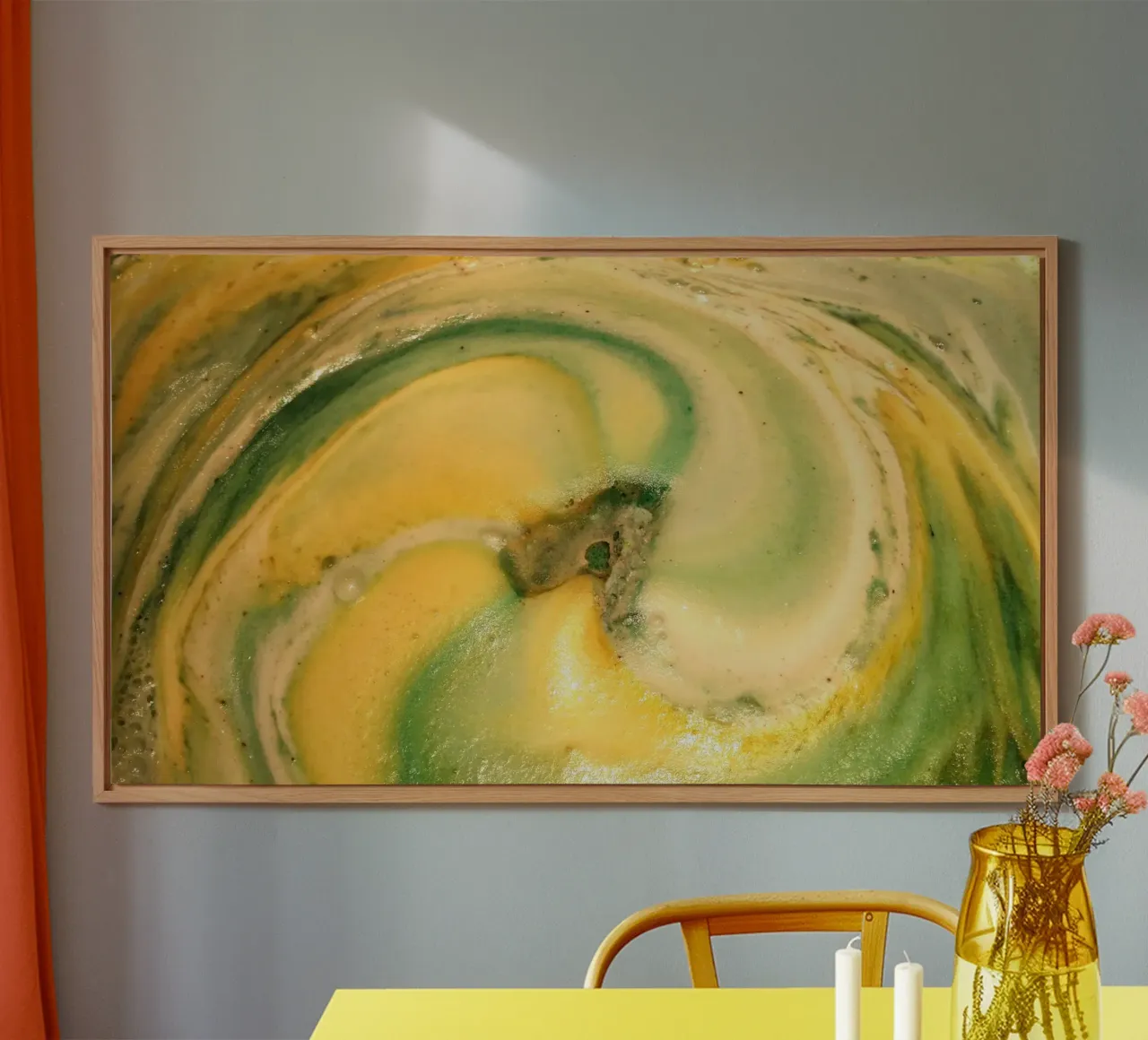 Giallo e verde pannello forex da Massimo Frascogna