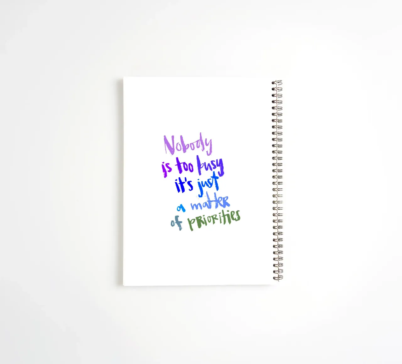 Priorities Ringbuch von Brushmeetspaper