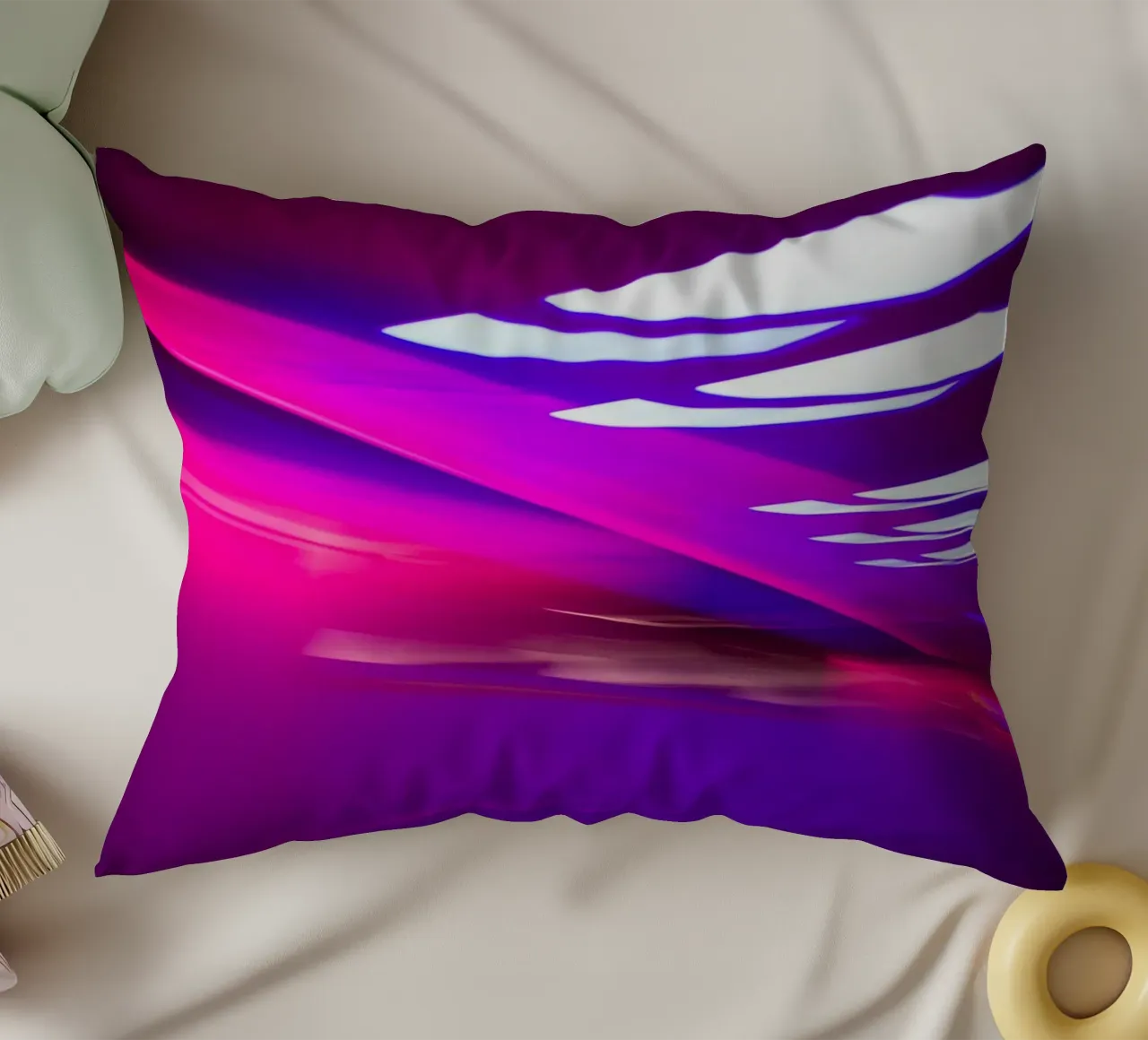 Abstract Lights cuscino da Flo Klein