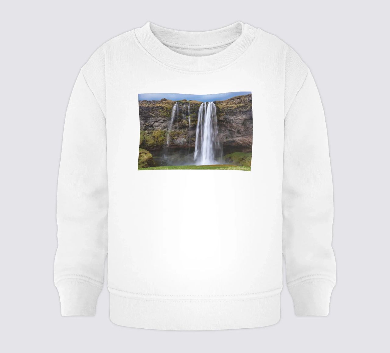 Seljalandsfoss felpa neonato da Dave Hare Photography