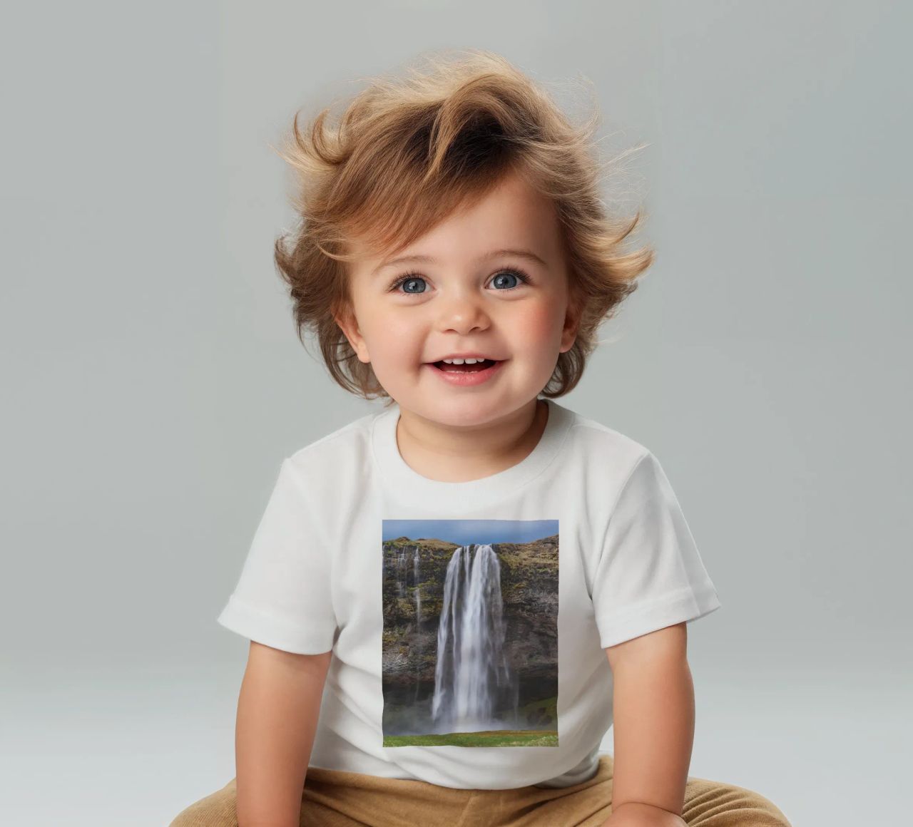 Seljalandsfoss maglietta neonato da Dave Hare Photography