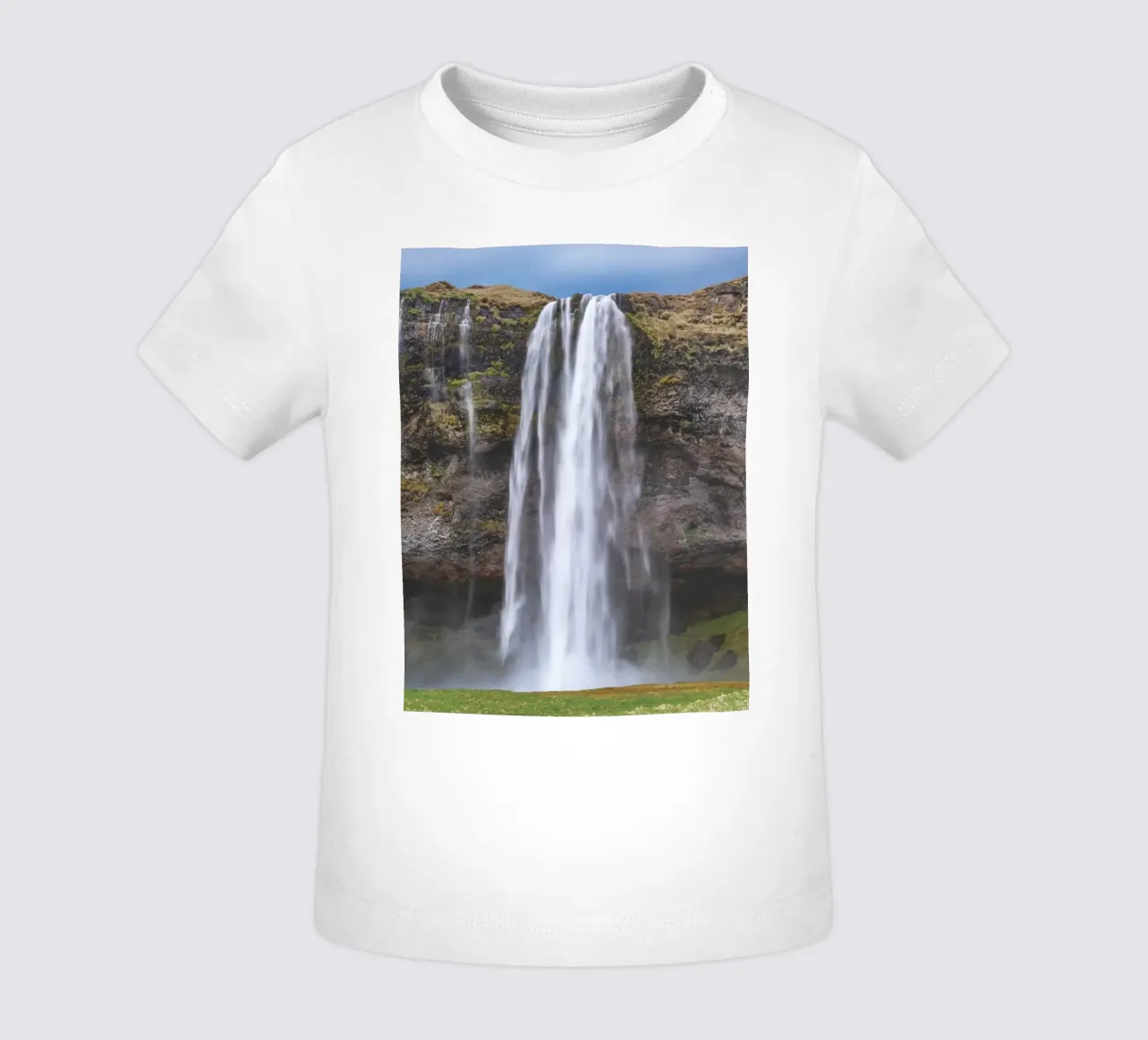 Seljalandsfoss maglietta neonato da Dave Hare Photography