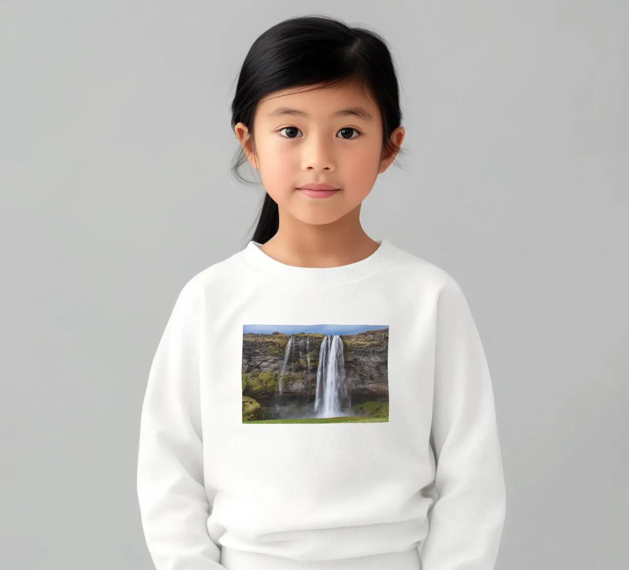 Seljalandsfoss felpa bambino da Dave Hare Photography