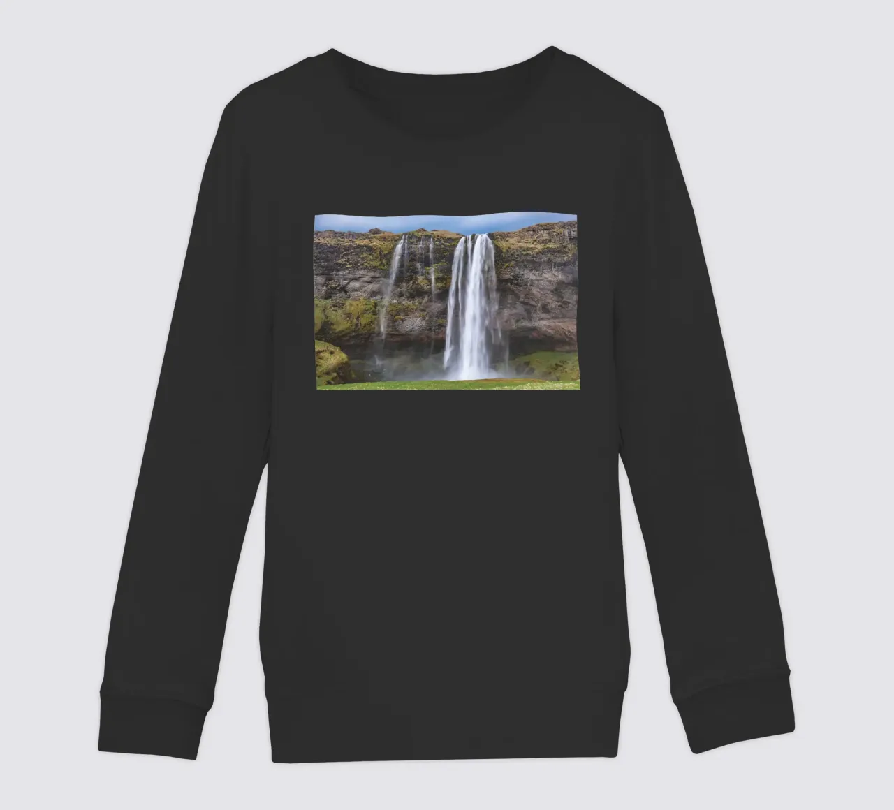 Seljalandsfoss felpa bambino da Dave Hare Photography