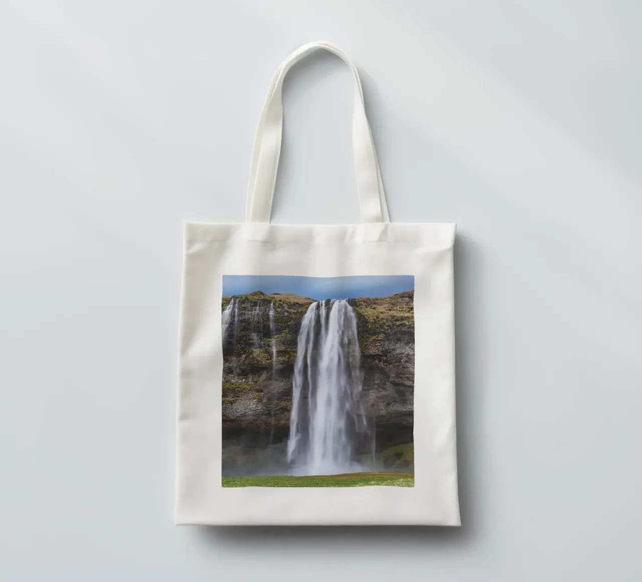 Seljalandsfoss borsa in juta da Dave Hare Photography
