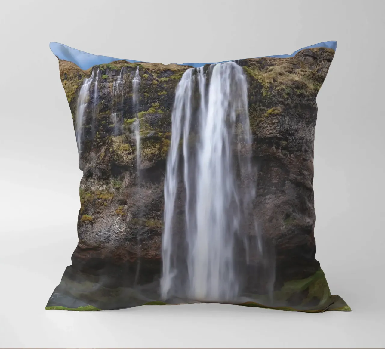 Seljalandsfoss cuscino da Dave Hare Photography